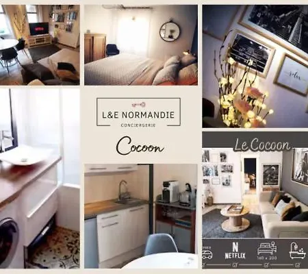 Le Cocoon Lo - Prive Equipe - Haras - Parking Gratuit - Entree Autonome - Wifi - Netflix - Baignoire - Lave-linge - Lit Queen Size 160cm & Canape-lit 140cm - Jusqu'a 4 Personnes * Saint-Lo