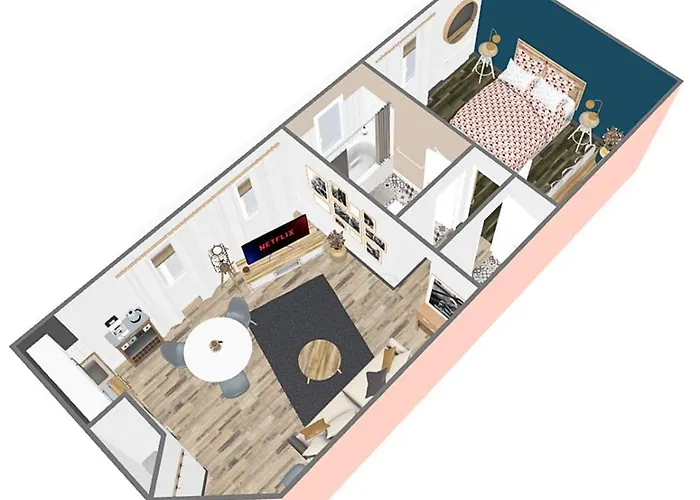 Apartment Le Cocoon St Lo: Private Cozy With Netflix & Free Parking Saint-Lo