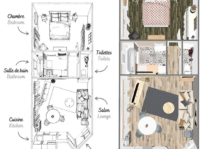 Le Cocoon St Lo: Private Cozy With Netflix & Free Parking * Saint-Lo